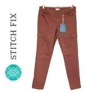 Market and Spruce Jimmy Crop Ankle Zip Skinny Jean